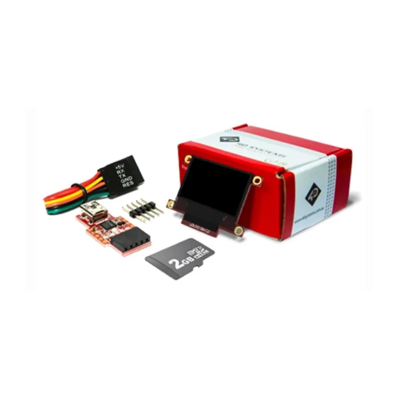 4D Systems 0.96 in Passive Matrix White OLED Display Starter Kit 96 x 64 Pixel Matrix Serial SK-96G2