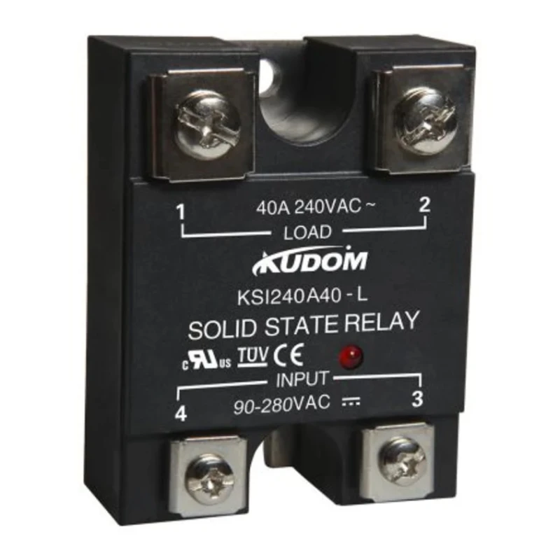 i-Autoc KSI Series Solid State Relay Panel Mount 40A Load 280V ac Load 280V ac Control KSI240A40-L