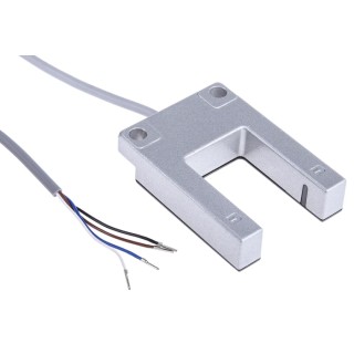 RS PRO Fork Style Through Beam Photoelectric Sensor 30 mm Detection Range PNP NO Output IP67 30V 15mA 1ms Response 903-3933