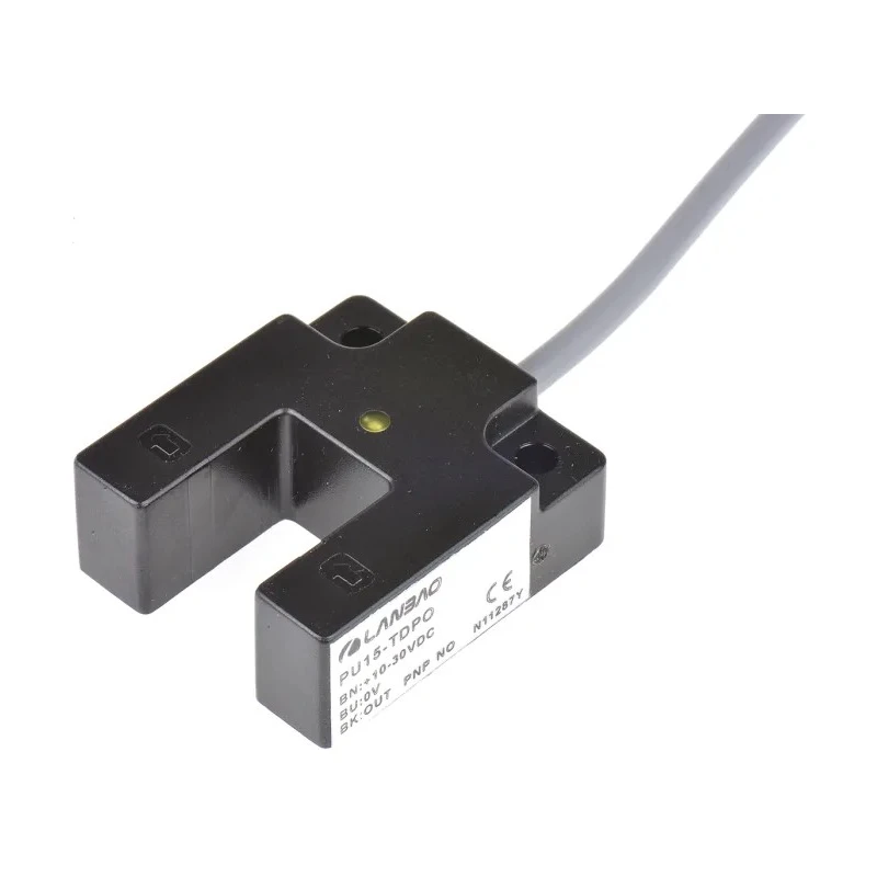 RS PRO Through Beam Photoelectric Sensor Fork Style, 15 mm Detection Range, PNP NC Output, IP64 Protection, Model 903-3958