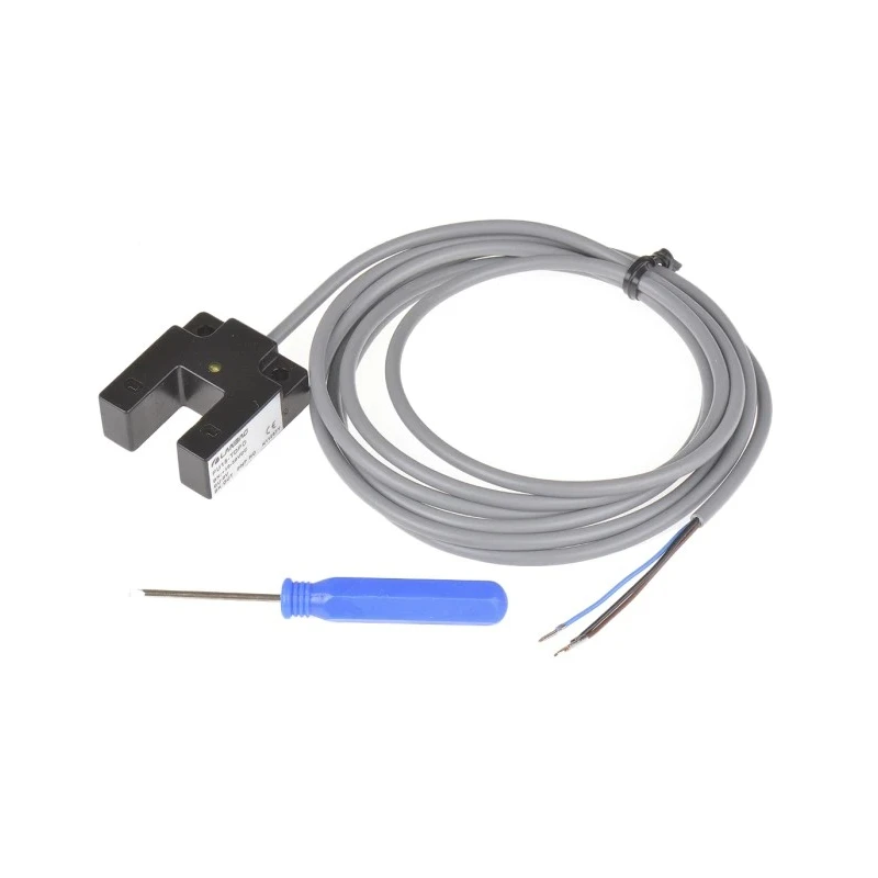 RS PRO Through Beam Photoelectric Sensor Fork Style, 15 mm Detection Range, PNP NC Output, IP64 Protection, Model 903-3958