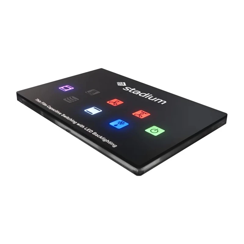 Stadium IGT Capacitive Switch Latching Illuminated RGB Solid State 6-24V DC 40mA 0-70°C 3323-54-05PCB