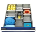 Bott Front-to-Back Divider Set for Use with 100 mm Drawer, 525 W x 650 D Cubio Cabinet 43020716.51