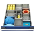 Bott Front-to-Back Divider Set for use with 525 W x 650 D Cubio Cabinet, 100 mm Drawer 43020715.51