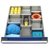 Bott Front-to-Back Divider Set for use with 525 W x 650 D Cubio Cabinet, 100 mm Drawer 43020715.51