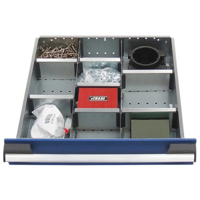 Bott Front-to-Back Divider Set for Use With 100 mm Drawer, 525 W x 525 D Cubio Cabinet 43020713.51