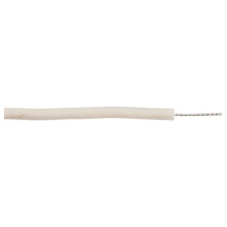Alpha Wire Hookup Wire Silicone Series White 0.33 mm², 22 AWG, Silver Plated Copper Conductor, Silicone 39X2220 WH005