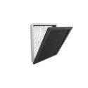 Pfannenberg Thermoplastic Frame Fan Filter for 92 x 92 mm Fans, 310 mm Length, 109 mm Width, 2 mm Thickness PFA10000