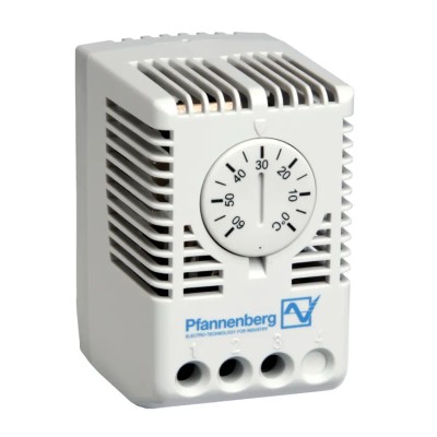 Pfannenberg 2 Way Spring Return Enclosure Thermostat 10 A 100V AC 250V AC Operating -20°C to 80°C Temperature Setting FLZ510