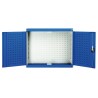 Bott Steel Wall Mount Tool Cabinet Blue 800mm Length 80mm Width 700mm Height 40031060.11v