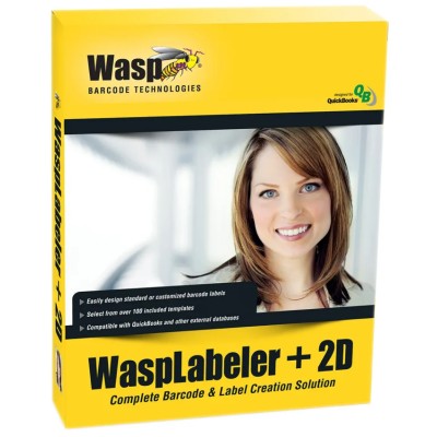 WASP Barcode Label Design Software for QuickBooks, MS Office, SQL, ODBC, Crystal Reports 633808105266