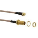 Molex 89761 Series Coaxial Cable Female SMA to Female MMCX 152.4 mm 50 Ω 89761-6820