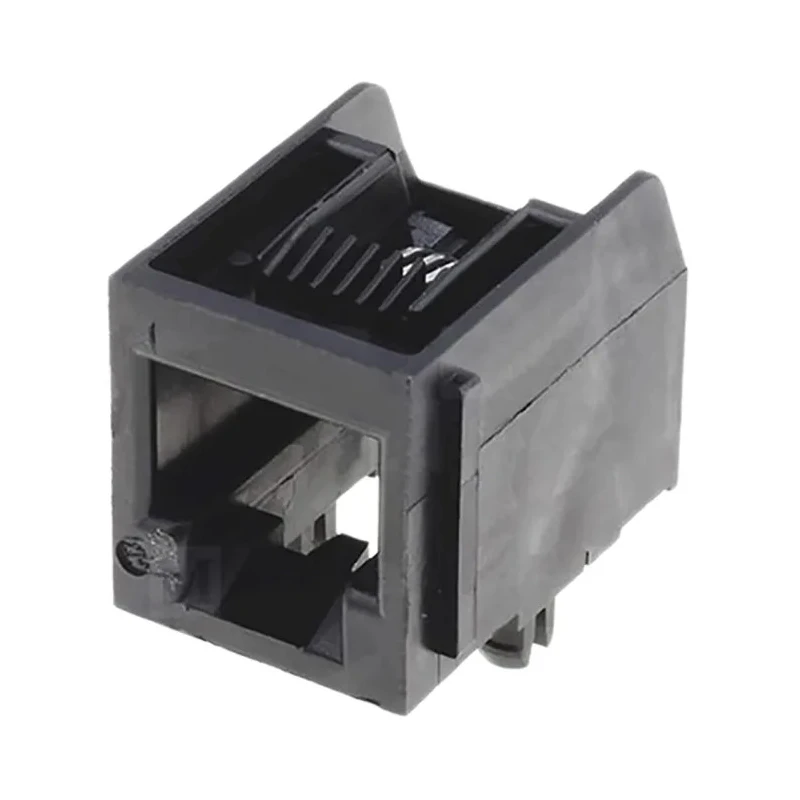 Molex RJ11 Connector Female, Through Hole, Cat3 Unshielded Right Angle 2 Port 6 Way RJ11