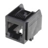 Molex RJ11 Connector Female, Through Hole, Cat3 Unshielded Right Angle 2 Port 6 Way RJ11