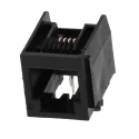 Molex RJ11 Connector Female, Through Hole, Cat3 Unshielded Right Angle 2 Port 6 Way RJ11