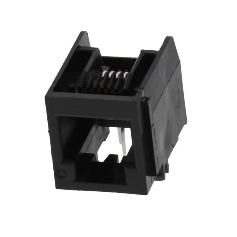 Molex RJ11 Connector Female, Through Hole, Cat3 Unshielded Right Angle 2 Port 6 Way RJ11