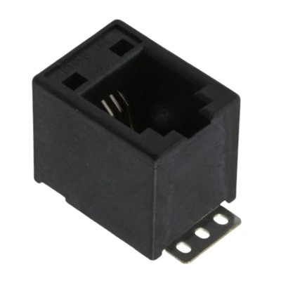 Molex RJ11 Connector Female Surface Mount Cat3 Unshielded Vertical 2 Port 4 Way 