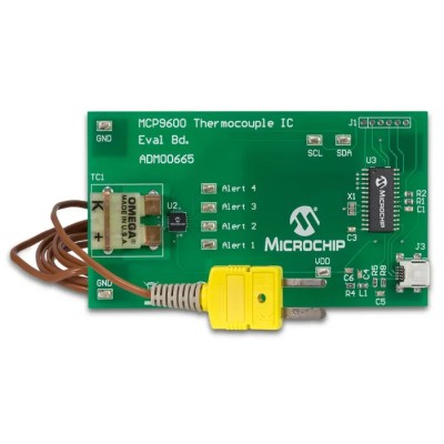 Microchip Thermocouple EMF to Celsius Converter Temperature Sensor Evaluation Board ADM00665