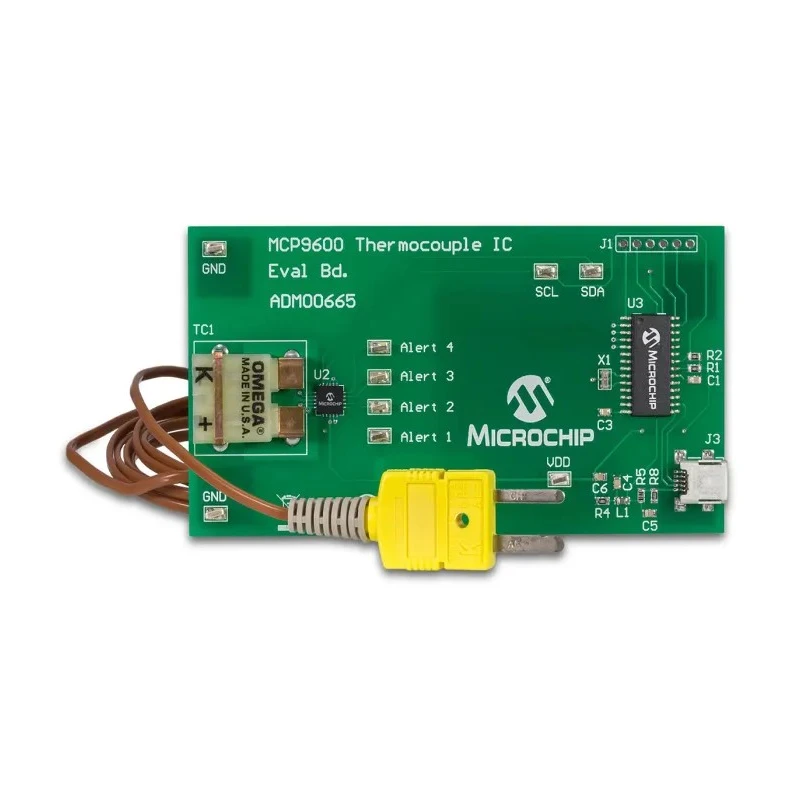 Microchip Thermocouple EMF to Celsius Converter Temperature Sensor Evaluation Board ADM00665