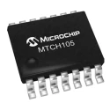 Microchip Capacitive Touch Screen Controller Simple I/O, 14-Pin TSSOP MTCH105-I/ST