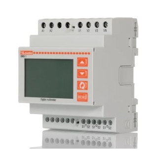 Lovato Electric 3 Phase Electronic LCD Digital Panel Multifunction Meter DMG100