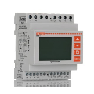 Lovato Electric 3 Phase Electronic LCD Digital Panel Multifunction Meter DMG110
