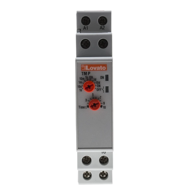 Lovato Electric TMP Series DIN Rail Timer Relay, 2-Contact, 24 to 48 V dc, 24V ac, 240 V ac, 0.1 s to 10 Days TMP