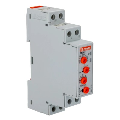 RS PRO DIN Rail Timer Relay, Multifunction, 3-Contact, 12 to 240 V AC/DC, 0.1 s to 10 Days, Screw Terminal, TM Series TMM2