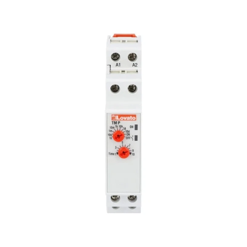 Lovato Electric TMP Series DIN Rail Timer Relay, 2-Contact, 24 to 48 V dc, 24V ac, 240 V ac, 0.1 s to 10 Days TMP