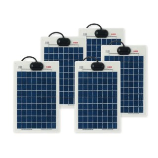 RS PRO Surface 10 W Polycrystalline Cable Solar Panel 21.6V Open Circuit Voltage 17% Efficiency 390x250x3mm 904-6159