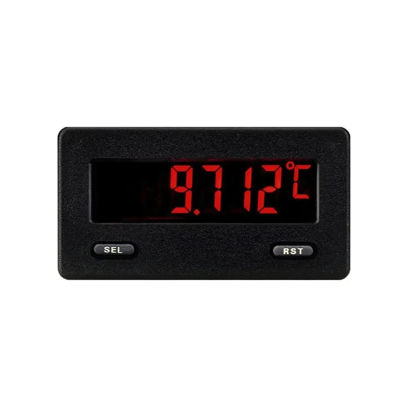 Red Lion LCD Digital Panel Multifunction Meter for Temperature 54.6 mm x 76.2 mm CUB5RTB0