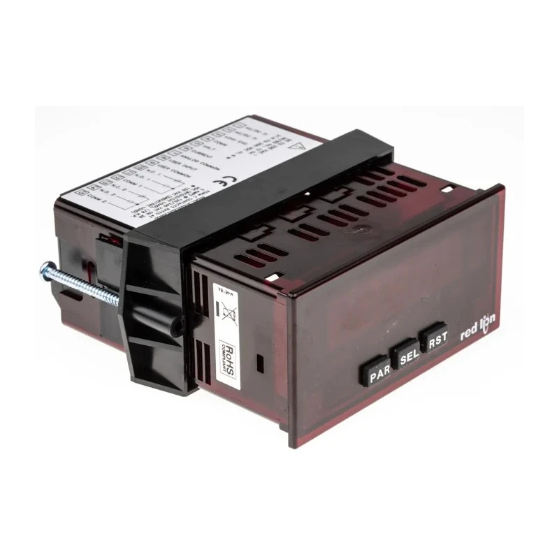 Red Lion LED Digital Panel Multifunction Meter for Current, Voltage, 45 mm x 92 mm PAXLA000