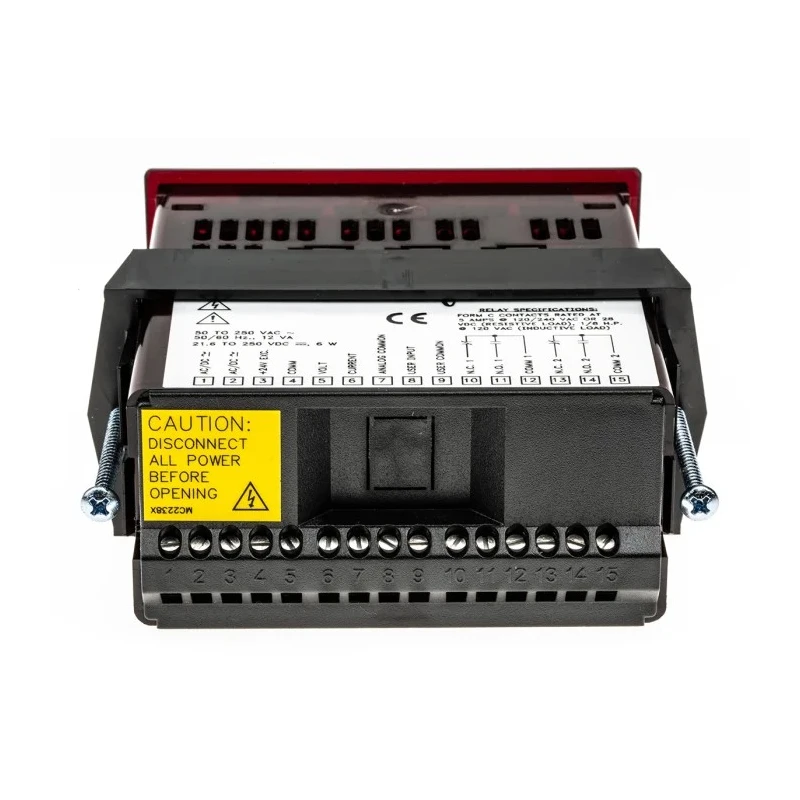 Red Lion LED Digital Panel Multifunction Meter for Current, Voltage, 45 mm x 92 mm PAXLA000