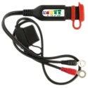 TecMate 12V Lead Acid Battery Tester with LED Charge Monitor and SAE Charge Port O124