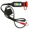 TecMate 12V Lead Acid Battery Tester with LED Charge Monitor and SAE Charge Port O124