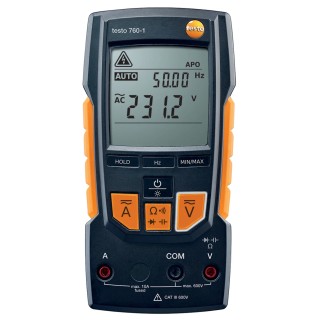 Testo Handheld Digital Multimeter 100mΩ Resistance Resolution 600V DC Maximum Voltage 0590 7601