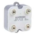 Semikron Danfoss Bridge Rectifier Module Panel Mount 4-Pin 1200 V 500 A SKB 30/12 A1
