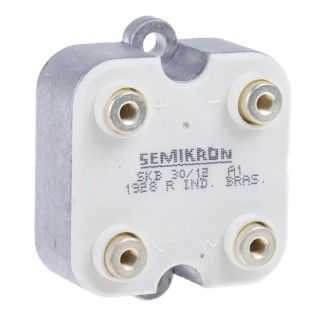 Semikron Danfoss Bridge Rectifier Module Panel Mount 4-Pin 1200 V 500 A SKB 30/12 A1