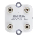 Semikron Danfoss Bridge Rectifier Module Panel Mount 4-Pin 1200 V 500 A SKB 30/12 A1