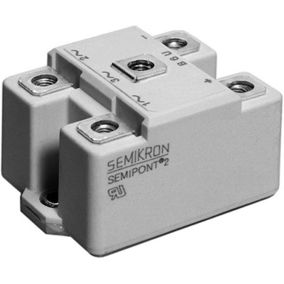Semikron Danfoss 3-Phase Bridge Rectifier Module Panel Mount 1200 V 1.15 kA 5-Pin Single SKD 100/12