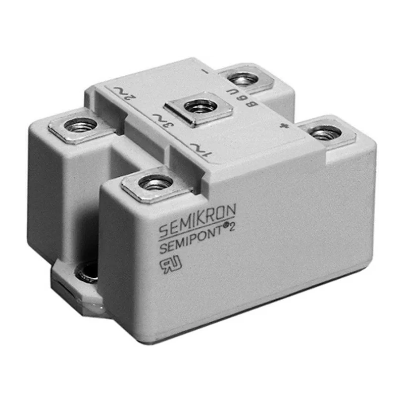 Semikron Danfoss 3-Phase Bridge Rectifier Module Panel Mount 1200 V 1.15 kA 5-Pin Single SKD 100/12