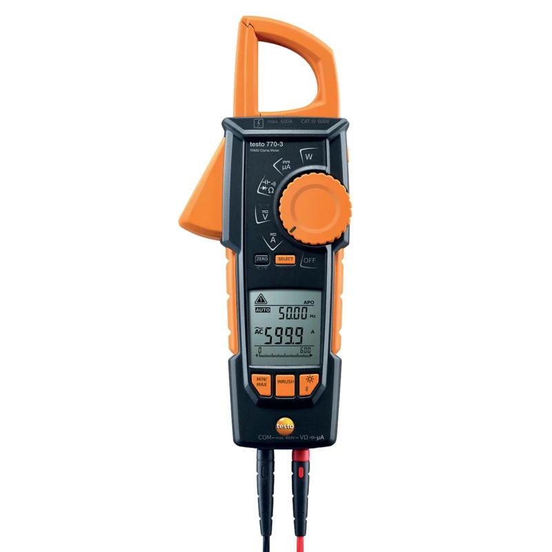 Testo 770-2 AC/DC Clamp Meter 400A DC 400A AC 600V DC 600V AC CAT IV CAT III 0590 7702