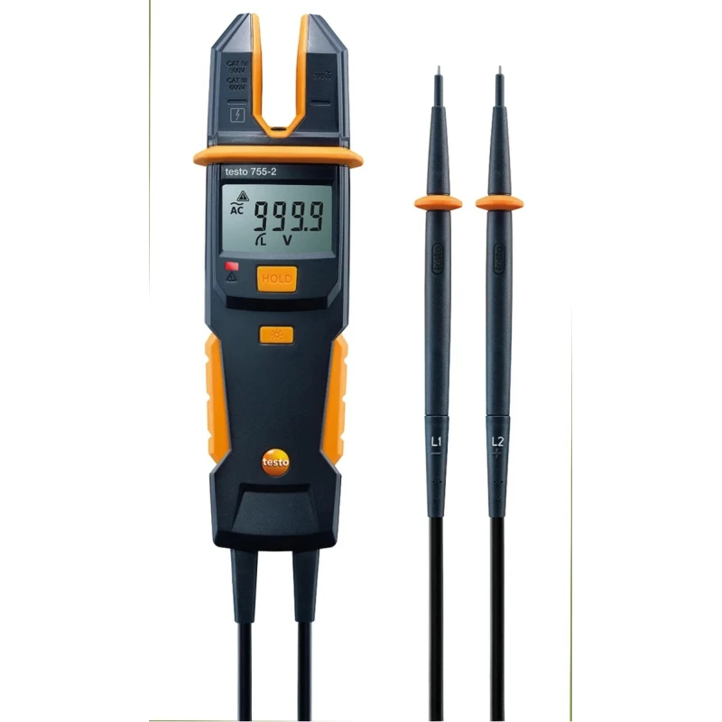 Testo LCD Voltage Tester 1kV Continuity Check Battery Powered 0590 7552