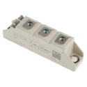 Semikron Danfoss Dual Thyristor Module 1600 V, 106 A 150 mA 2.25 kA 1.65 V SKKT 106/16 E
