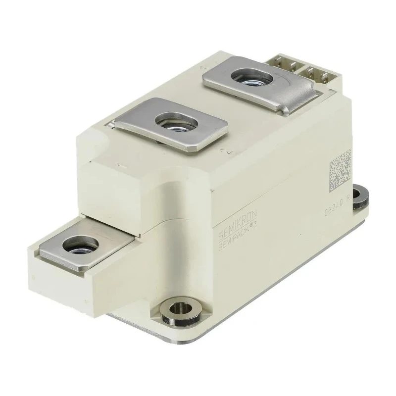 Semikron Danfoss Dual Thyristor Module 1600 V 100 mA 370 A 1.9 V SKKT 323/16 E