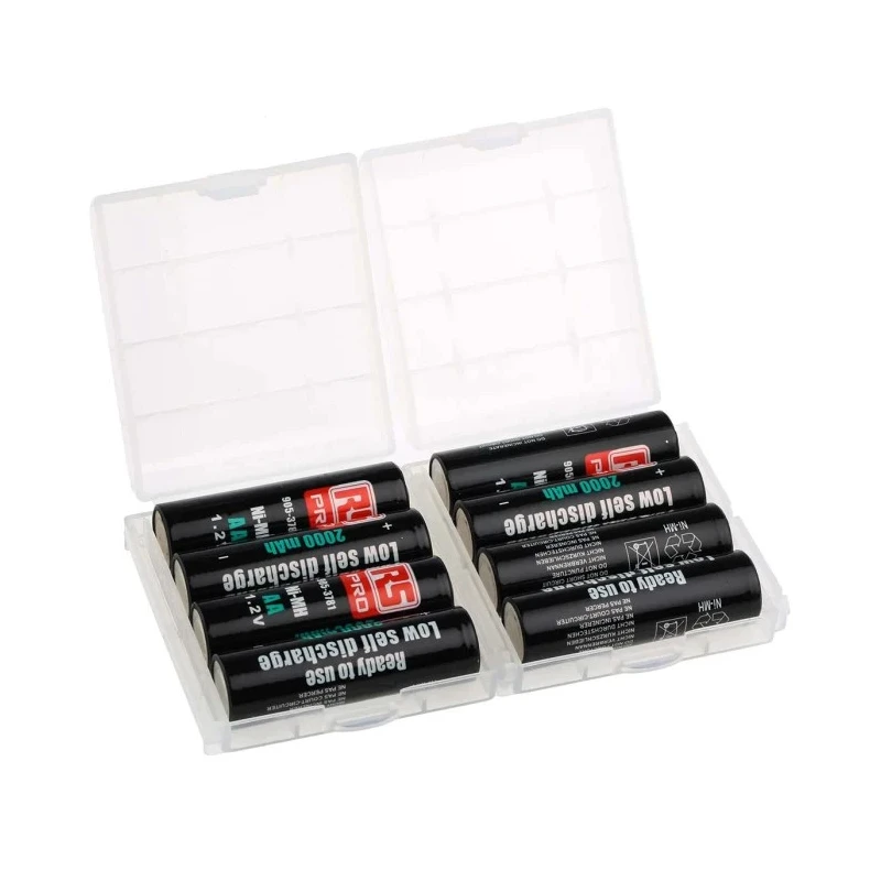 RS PRO Rechargeable AA Nickel Metal Hydride Battery 1.2 V 2 Ah Pack of 8 905-3781