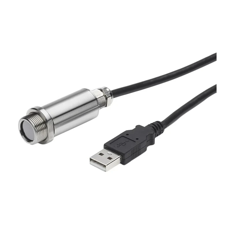 Calex Infrared Temperature Sensor 1.45 m, -20 °C to 1000 °C, Screw Mount, 18mm Diameter, USB Interface PMU201