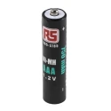RS PRO Nickel Metal Hydride Rechargeable AAA Battery, 750 mAh, 1.2 V 905-3785