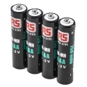 RS PRO Nickel Metal Hydride Rechargeable AAA Battery, 750 mAh, 1.2 V 905-3785