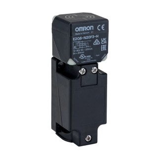 Omron Block Inductive Proximity Sensor M20 x 1.5 Flush Mount PNP Output 30V 20mm Detection E2Q6-N20F3-H